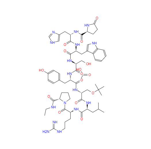 CAS： 68630-75-1，中文名称： 布舍瑞林 英文名称：Buserelin acetate 