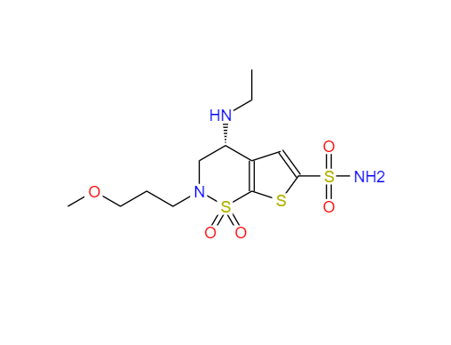 CAS： 138890-62-7，中文名称： 布林佐胺 英文名称：Brinzolamide 