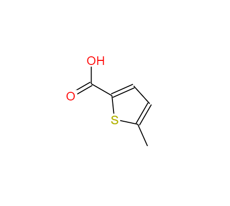 CAS： 1918-79-2,中文名称： 5-甲基-2-噻吩羧酸 英文名称：5-Methylthiophene-2-carboxylicacid 