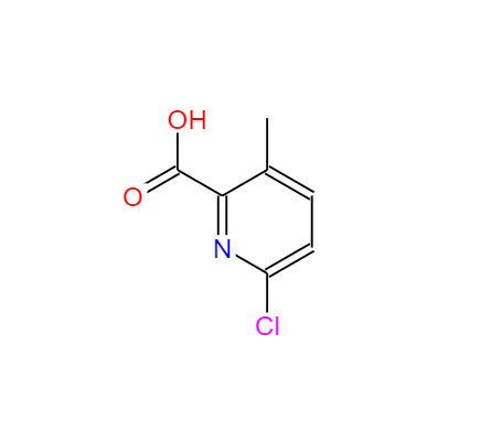 CAS： 1201924-32-4,中文名称： 6-氯-3-甲基吡啶-2-甲酸 英文名称：6-Chloro-3-methylpicolinicacid 