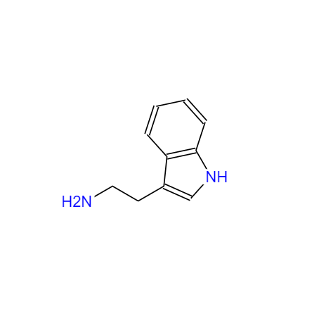 CAS： 61-54-1，中文名称： 色胺 英文名称： tryptamine 
