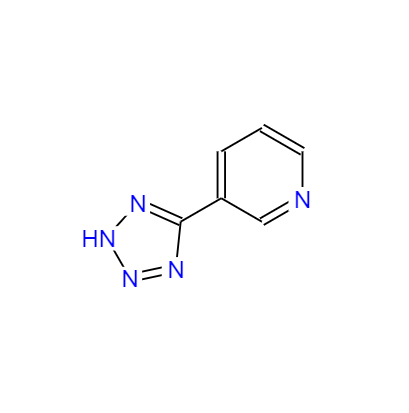 CAS： 3250-74-6，中文名称： 5-(3-吡啶基)-1H-四唑 英文名称：3-(2H-TETRAZOL-5-YL)-PYRIDINE 
