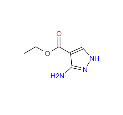 CAS： 6994-25-8，中文名称： 3-氨基吡唑-4-甲酸乙酯 英文名称：Ethyl-3-amino-1H-pyrazol-4-carboxylat 