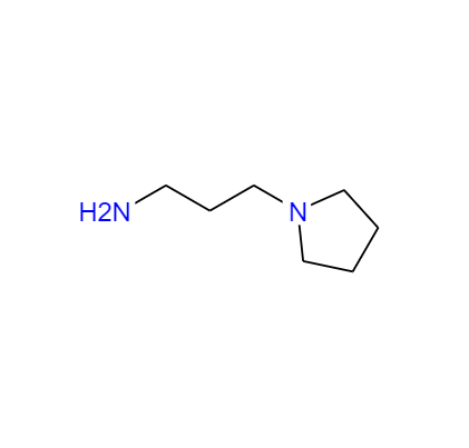 CAS： 23159-07-1，中文名称： 1-(3-氨基丙基)吡咯烷 英文名称：1-(3-Aminopropyl)pyrrolidine 