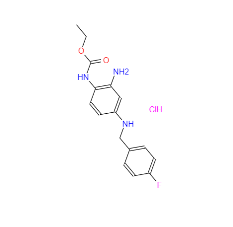 CAS： 150812-13-8，中文名称： 瑞替加滨二盐酸盐 英文名称：Retigabine Dihydrochloride 