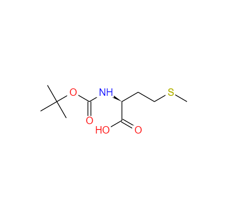 CAS： 2488-15-5，中文名称： (叔丁氧基羰基)-L-甲硫氨酸 英文名称：(tert-Butoxycarbonyl)-L-methionine 