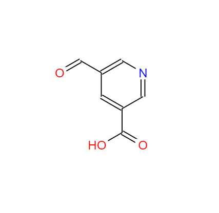 CAS： 893723-55-2，中文名称： 5-甲酰基烟酸 英文名称：5-Formylnicotinicacid 