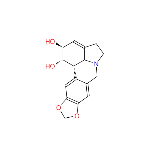 CAS： 476-28-8，中文名称： 石蒜碱 英文名称：Lycorine 