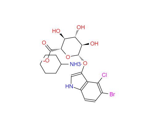 CAS： 18656-96-7，中文名称： 5-溴-4-氯-3-吲哚-β-D-葡萄糖苷酸 英文名称：X-GLUC 
