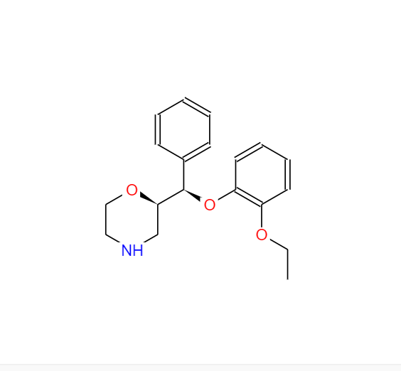 CAS： 98769-81-4，中文名称： 瑞波西汀 英文名称：Reboxetine 