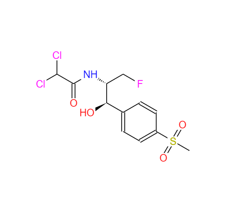 CAS： 73231-34-2，中文名称： 氟苯尼考 英文名称： Florfenicol 
