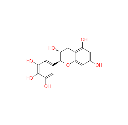 CAS： 3371-27-5，中文名称： (-)-倍儿茶酸 英文名称：(-)-Gallocatechin 