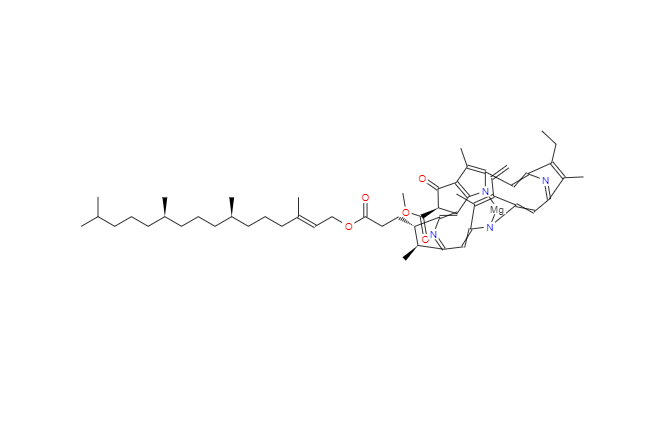 CAS： 479-61-8，中文名称： 叶绿素A 英文名称：Chlorophylla 