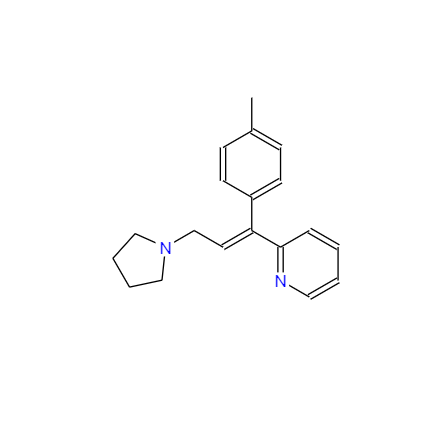 CAS： 486-12-4，中文名称： 曲普立定 英文名称：Triprolidine 