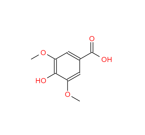 CAS： 530-57-4，中文名称： 丁香酸 英文名称：Syringic acid 