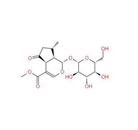 CAS： 548-37-8，中文名称： 马鞭草苷 英文名称：VERBENALIN 