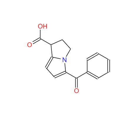 CAS： 74103-06-3，中文名称： 酮咯酸 英文名称：Ketorolac 