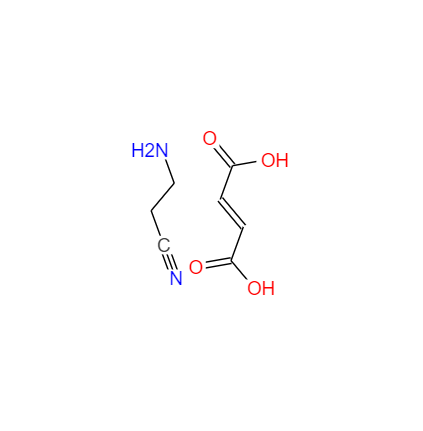 CAS： 2079-89-2，中文名称： 3-氨基丙腈 富马酸盐 英文名称：3-Aminopropionitrile fumarate salt 