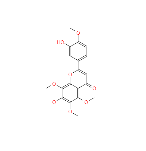 CAS： 112448-39-2，中文名称： 3'-去甲川陈皮素 英文名称：3'-Demethylnobiletin 