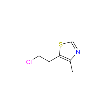 CAS： 533-45-9，中文名称： 氯美噻唑 英文名称：Clomethiazole 