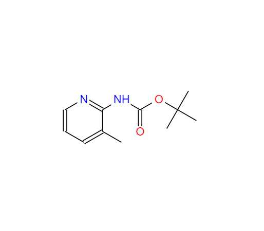 CAS： 138343-75-6，中文名称： 2-(Boc-氨基)-3-甲基吡啶 英文名称：2-(Boc-amino)-3-methylpyridine 