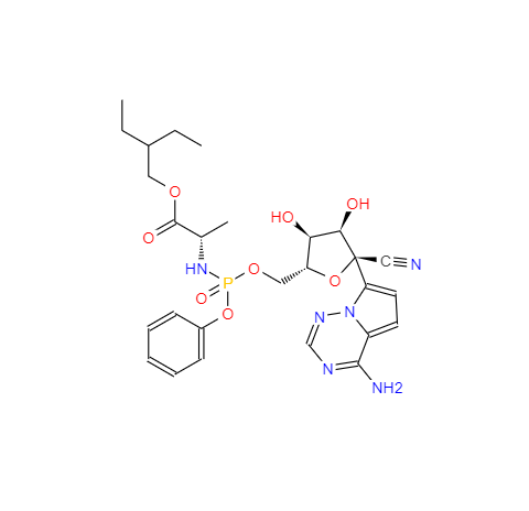 CAS： 1911578-75-0，中文名称： 瑞德西韦磷异构体 英文名称：Remdesivir (R)-Isomer 