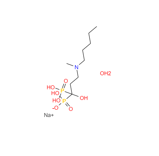CAS： 138926-19-9，中文名称： 伊班膦酸钠一水合物 英文名称：Ibandronate sodium monohydrate 