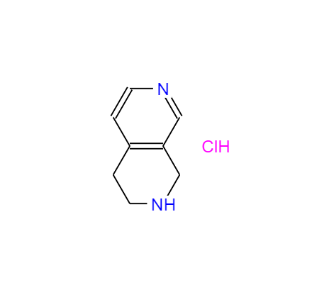 CAS： 1354940-72-9，中文名称： 1,2,3,4-四氢-2,7-萘啶盐酸盐 英文名称：1,2,3,4-Tetrahydro-2,7-naphthyridinehydrochloride 