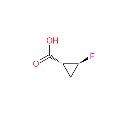 CAS： 167073-08-7，中文名称： (1R,2S)-2-氟代环丙烷羧酸 英文名称：(1R,2S)-2-fluorocyclopropanecarboxylic acid 