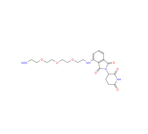 CAS： 2093416-31-8，英文名称：Pomalidomide-PEG3-C2-NH2 