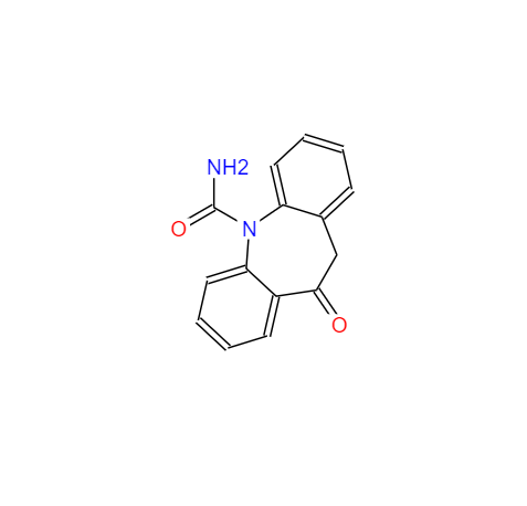 CAS： 28721-07-5，中文名称： 奥卡西平 英文名称：Oxcarbazepine 