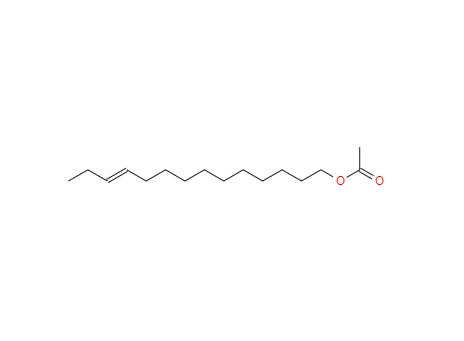 CAS： 20711-10-8，中文名称： 醋酸(Z)-11-十四烯酯 英文名称：cis-11-Tetradecen-1-yl acetate 