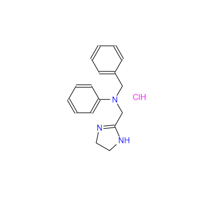 CAS： 2508-72-7，中文名称： 盐酸安他唑啉 英文名称：Antazoline hydrochloride 