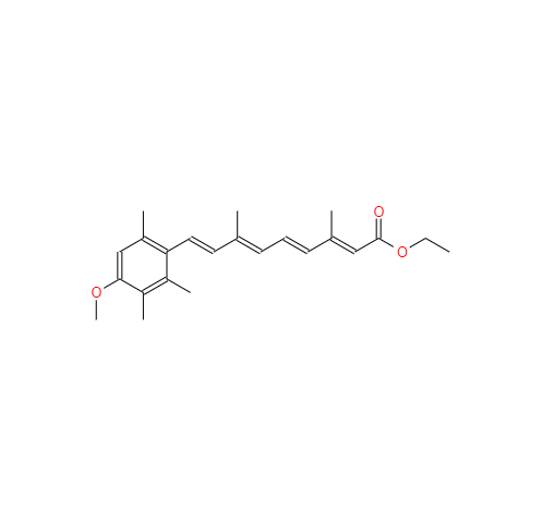 CAS： 54350-48-0，中文名称： 依曲替酯 英文名称：Etretinate 