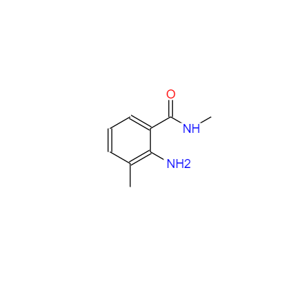 CAS： 870997-57-2，中文名称： 2-氨基-N3-二甲基苯基酰胺 英文名称：2-amino-N,3-dimethylbenzamide 