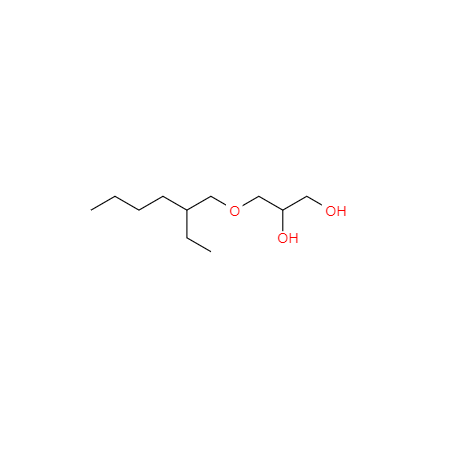 CAS： 70445-33-9，中文名称： 辛氧基甘油 英文名称：3-[2-(Ethylhexyl)oxyl]-1,2-propandiol 