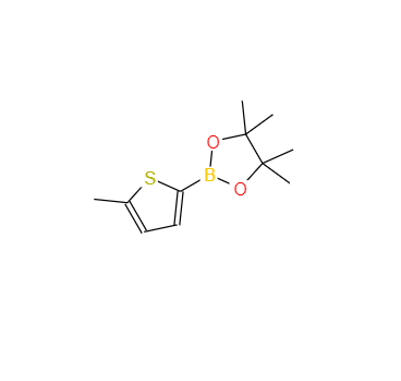 CAS： 476004-80-5，中文名称： 5-甲基噻吩-2-硼酸频哪醇酯 英文名称：5-Methylthiophene-2-boronic acid pinacol ester 
