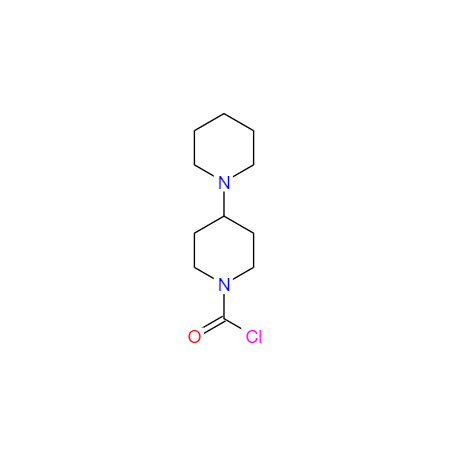 CAS： 103816-19-9，中文名称： 1,4']联哌啶-1'-甲酰氯 英文名称：1,4']Bipiperidinyl-1'-carbonyl chloride 
