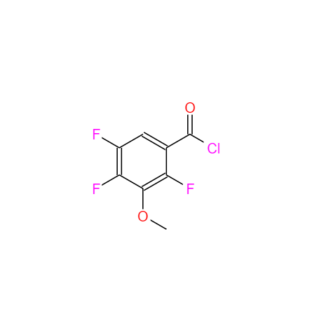 CAS： 112811-66-2，中文名称： 2,4,5-三氟-3-甲氧基苯甲酰氯 英文名称：2,4,5-Trifluoro-3-methoxybenzoyl chloride 