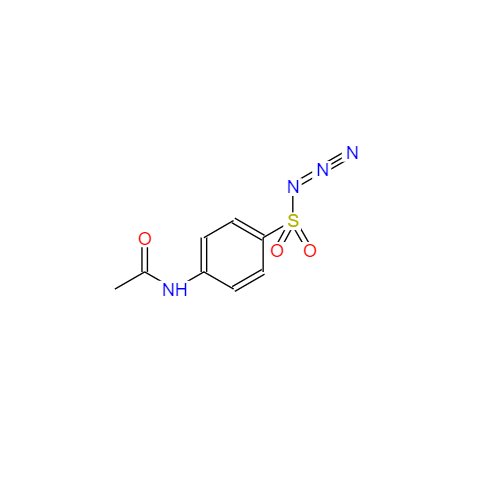 CAS： 2158-14-7，中文名称： 4-乙酰氨基苯磺酰叠氮 英文名称：4-Acetamidobenzenesulfonyl azide 
