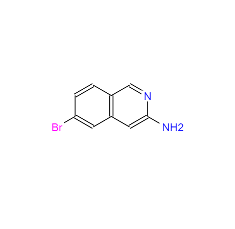 CAS： 891785-28-7，中文名称： 6-溴异喹啉-3-胺 英文名称：6-Bromoisoquinolin-3-amine 