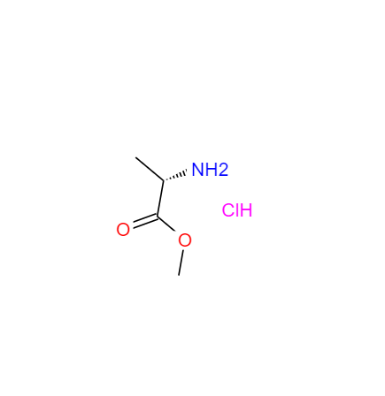CAS： 2491-20-5，中文名称： L-丙氨酸甲酯盐酸盐 英文名称：H-Ala-OMe.HCl 