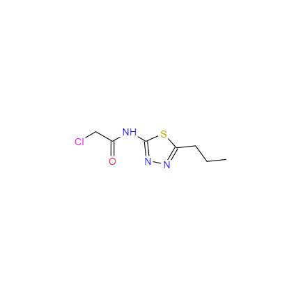 CAS： 15777-38-5，中文名称： 2-氯-N-(5-丙基-1,3,4-噻二唑-2-基)乙酰胺