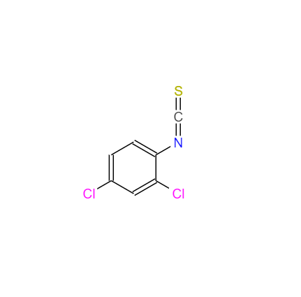  CAS： 6590-96-1，中文名称： 2,4-二氯苯基异硫氰酸酯 英文名称：2,4-Dichlorophenylisothiocyanate