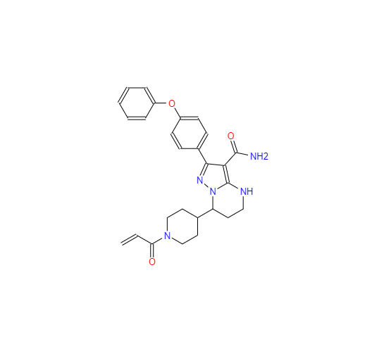 CAS： 1633350-06-7，中文名称： (±)-赞鲁替尼 英文名称：(±)-Zanubrutinib 