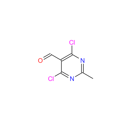 CAS： 14160-91-9，中文名称： 2-甲基-4，6-二氯嘧啶-5-甲醛 英文名称：5-Pyrimidinecarboxaldehyde, 4,6-dichloro-2-methyl- 
