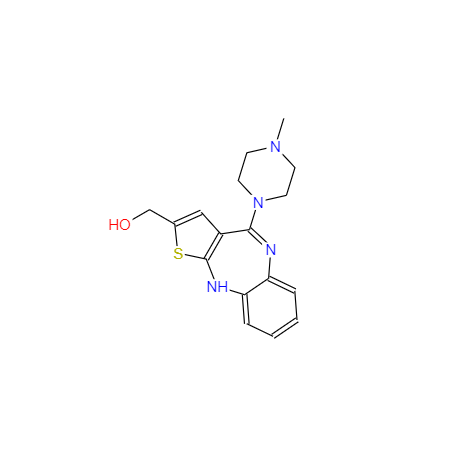CAS： 174756-45-7，中文名称： 奥氮平-2-羟基杂质 英文名称：2-Hydroxymethyl Olanzapine 