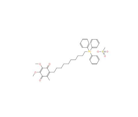 CAS： 845959-50-4，中文名称： 米托蒽醌甲磺酸盐 英文名称：Mitoquinone mesylate 