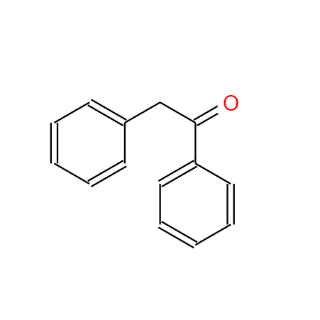 CAS：451-40-1,中文名称：二苯基乙酮, 英文名称：1,2-Diphenylethan-1-one 