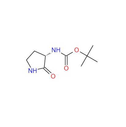 CAS：92235-34-2 ，中文名称：(S)-(2-氧代吡咯烷-3-基)氨基甲酸叔丁酯， 英文名称：tert-Butyl(S)-(2-oxopyrrolidin-3-yl)carbamate 